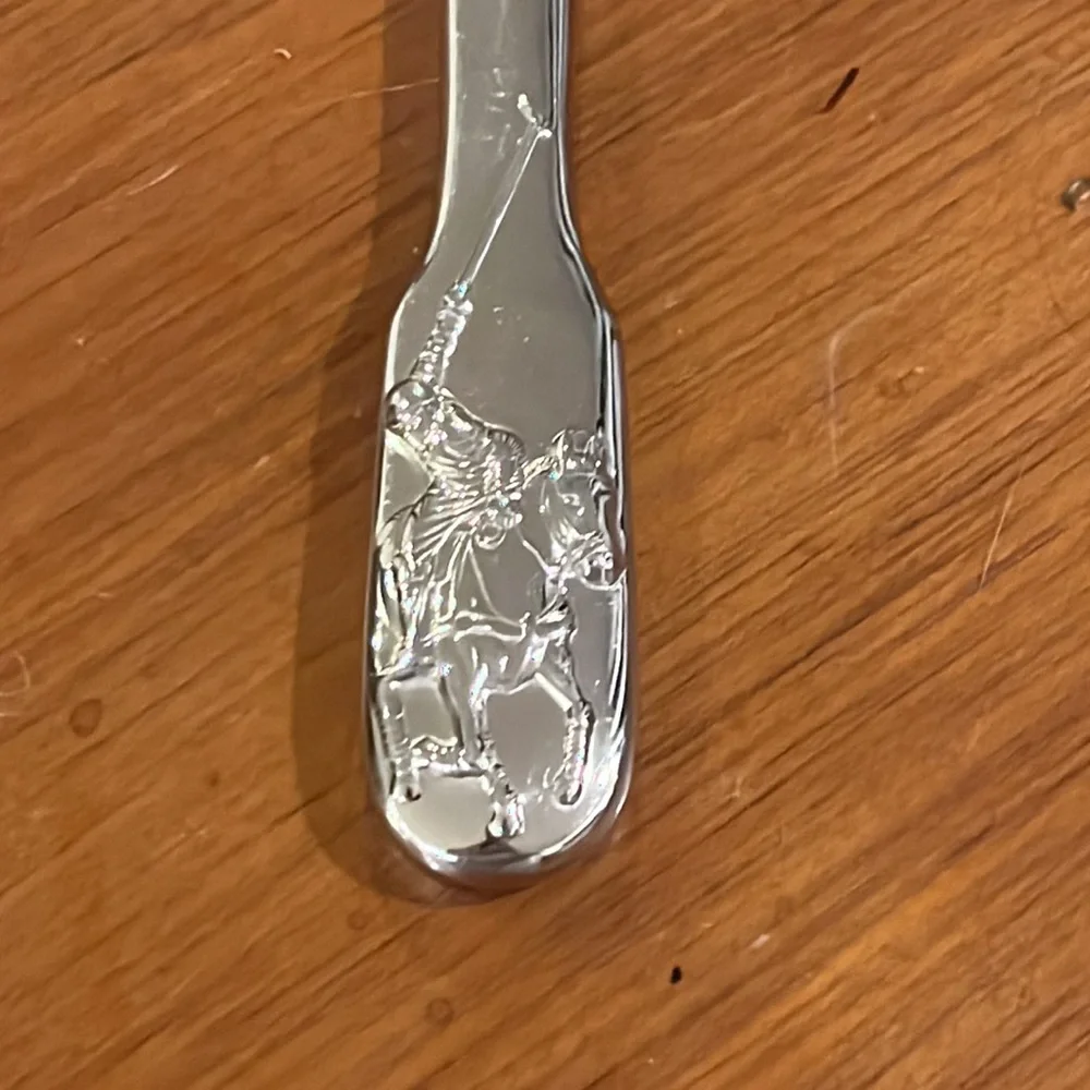 Polo Ralph Lauren Modern Hollow Dinner Table Flatware Knife 1999 discontinued
